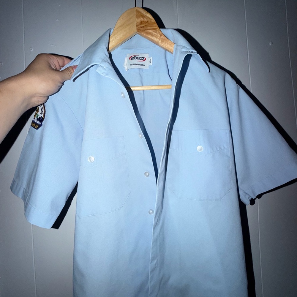 Dickies Light Blue Short Sleeve Women's Top